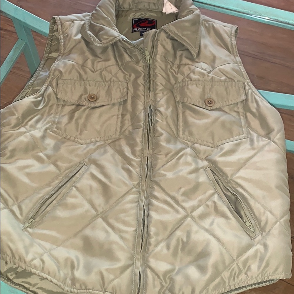 Western roper vest